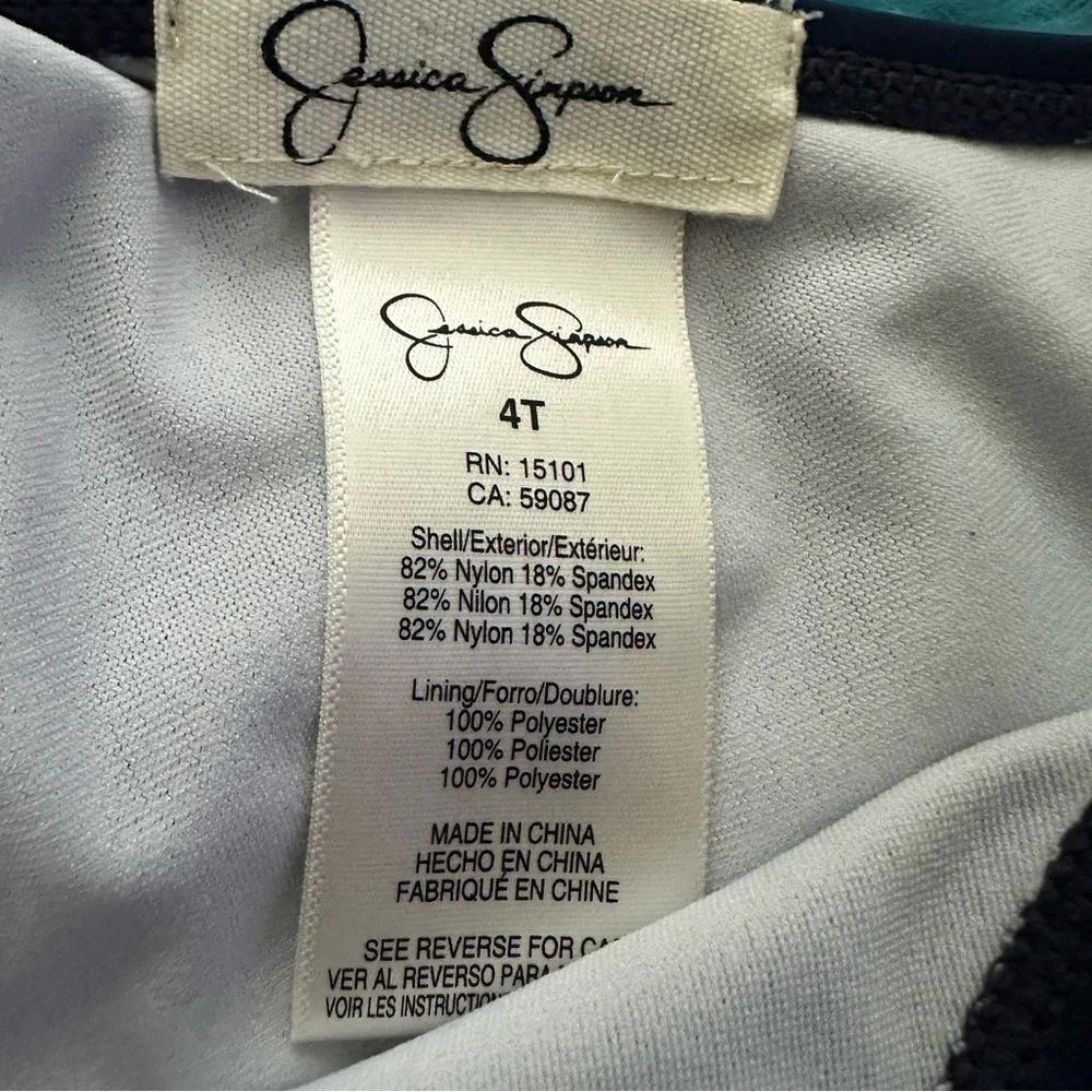 Jessica Simpson One Shoulder Swimsuit Size 4T